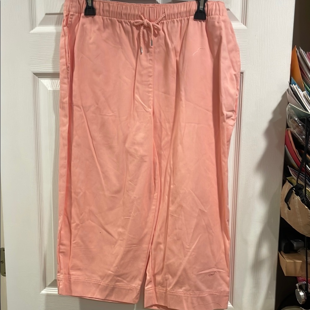 Coral Bay Peach Pink Capri Pants
